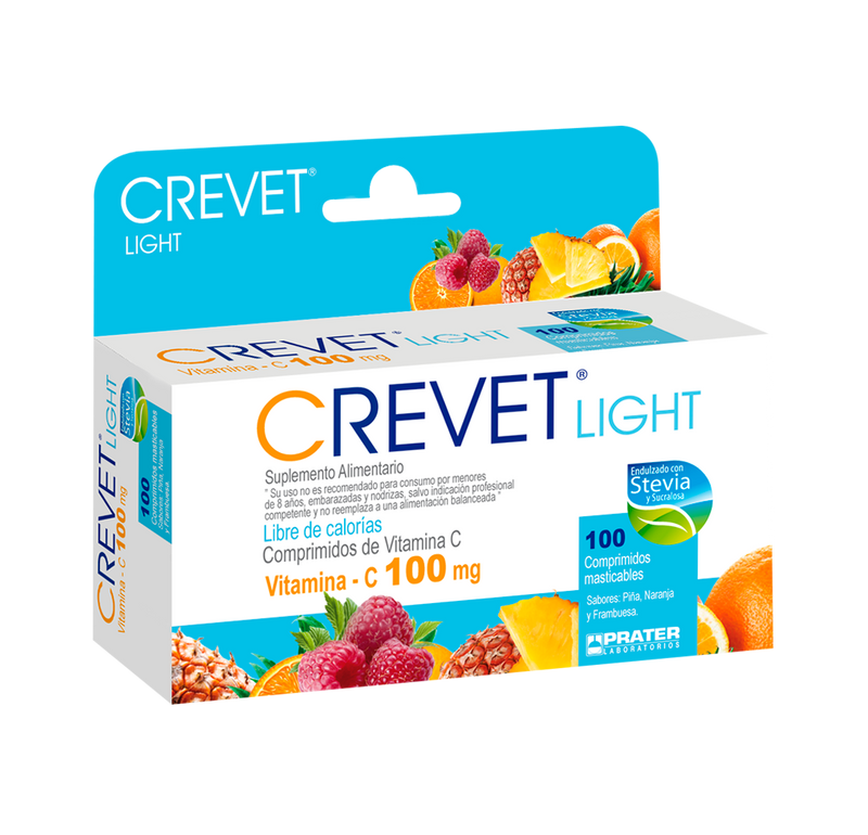 CREVET LIGHT 100 MG - 100 COMP