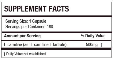 L-CARNITINE 180 TABS