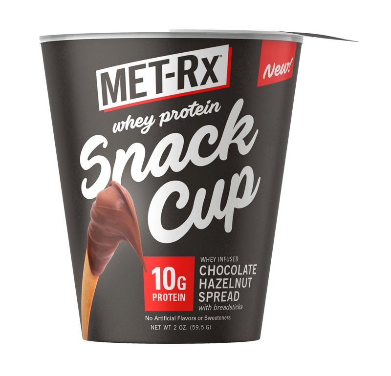 BOX/6 WHEY PROTEIN SNACK CUP-CHOCOLATE, METRX