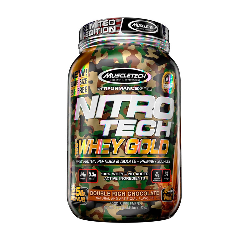 NITRO TECH 100% WHEY GOLD CAMO 2.5 LB, MTECH