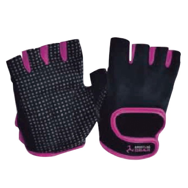 GUANTE ROSADO DOTTED GRIP PADDED M