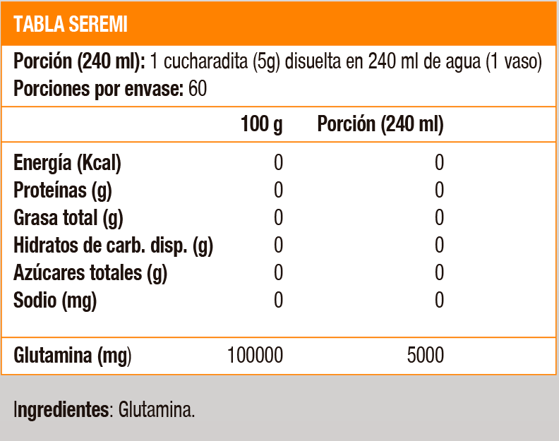 GLUTAMINA POWDER BL