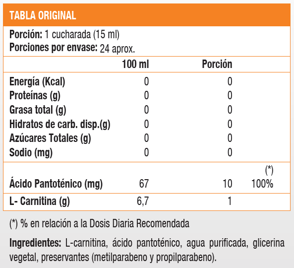 L-CARNITINA 1000 MG - 12 OZ