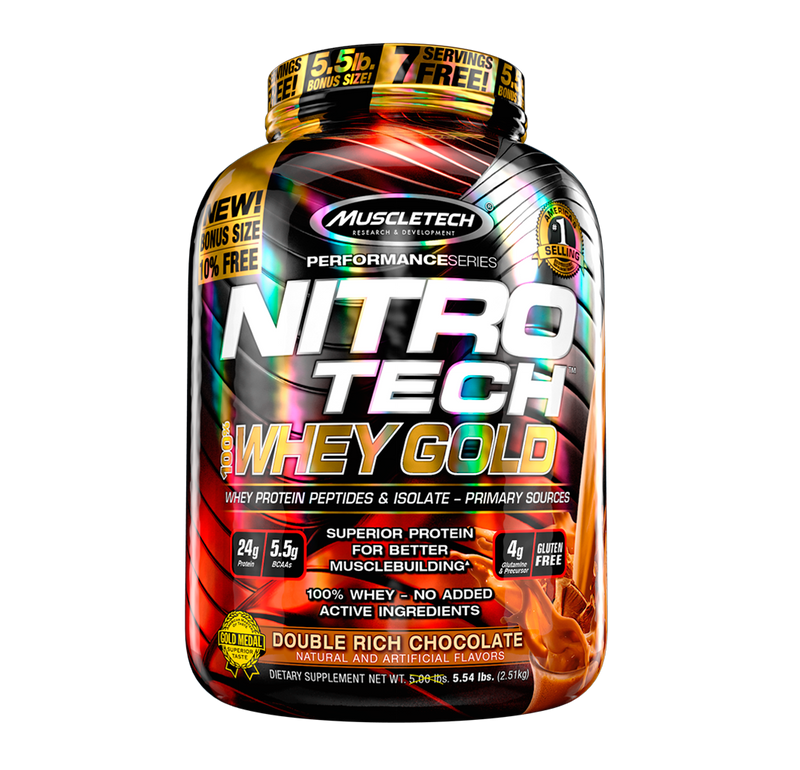 NITRO TECH 100% WHEY GOLD 5.5 LB