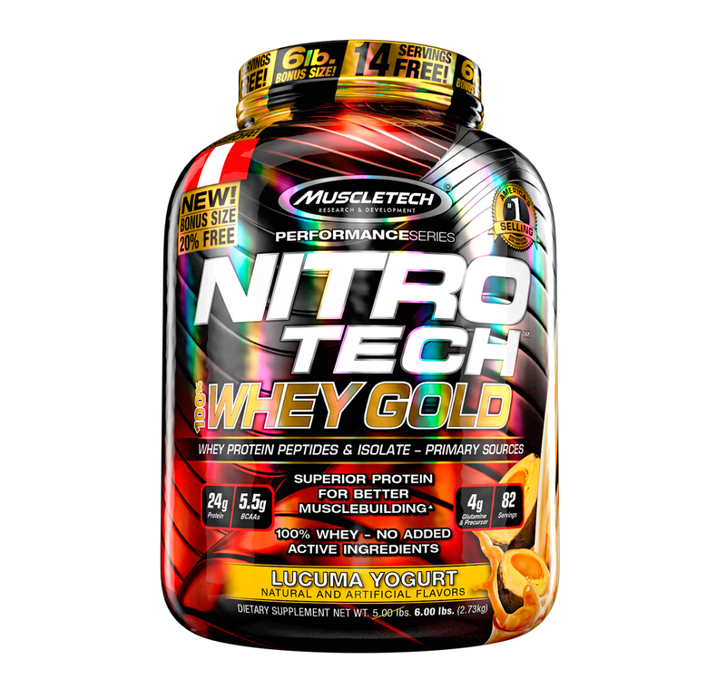 NITRO TECH 100% WHEY GOLD 6 LB