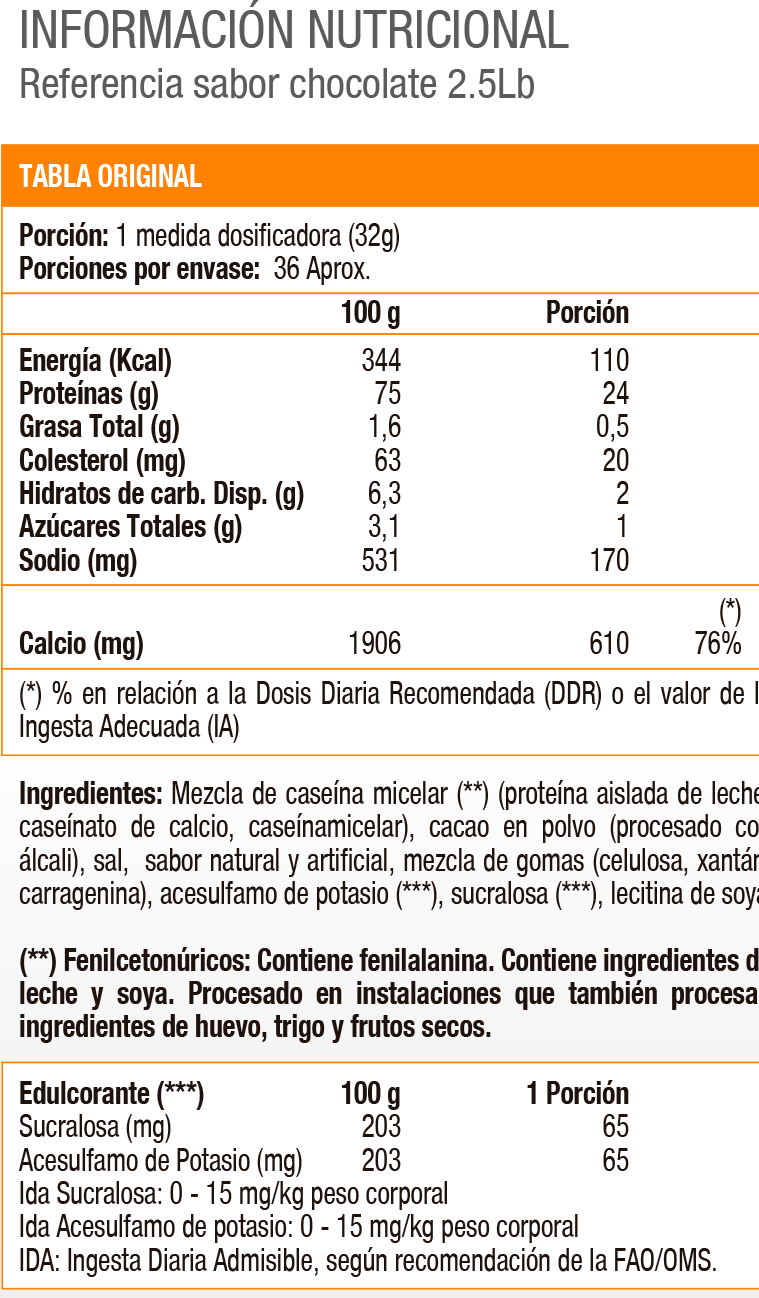 NITRO TECH CASEIN GOLD 2.5 LB