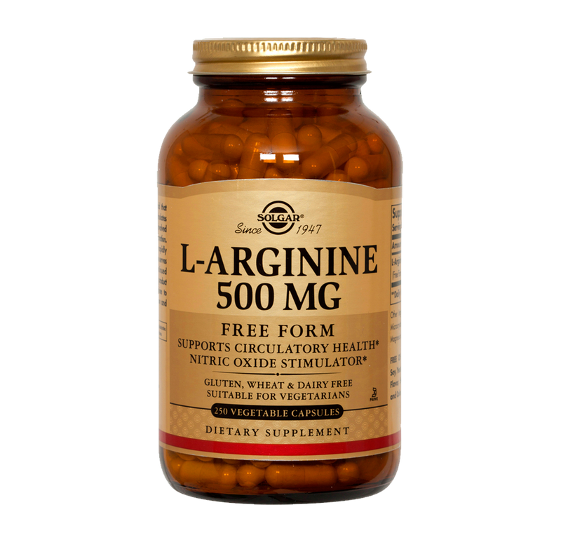 L-ARGININE 500 MG - 250 VEGI CAPS