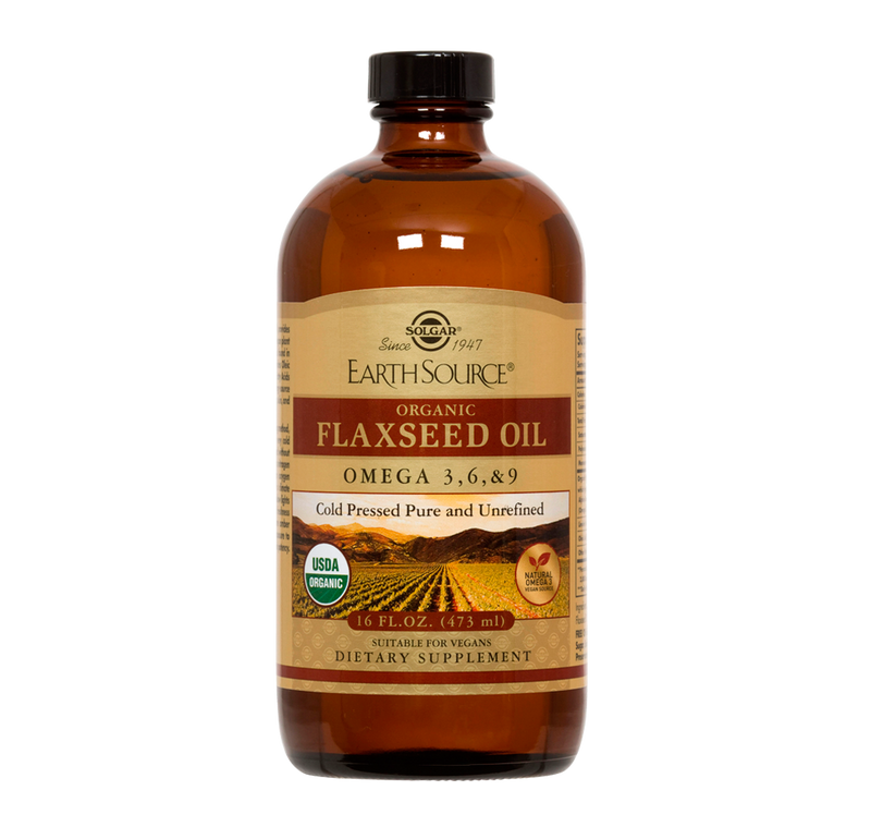 ORGANIC FLAXSEED OIL-16 OZ