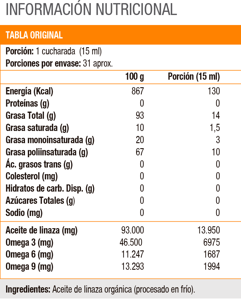 ORGANIC FLAXSEED OIL-16 OZ