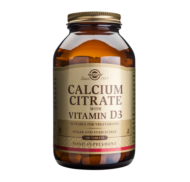 CALCIUM CITRATE VITAMIN D3 240 TABS