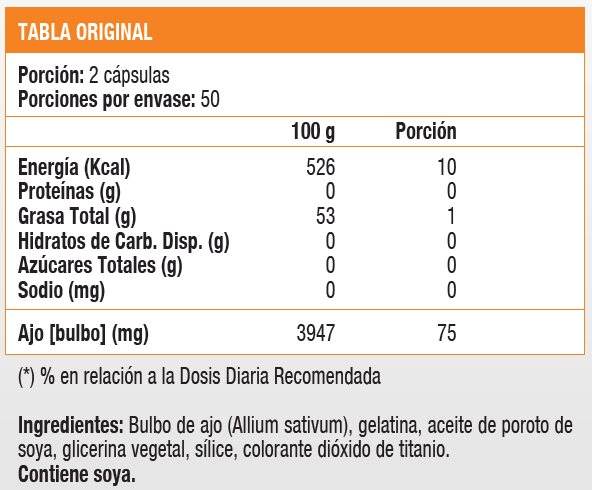 ODORLESS GARLIC - 100 SOFT