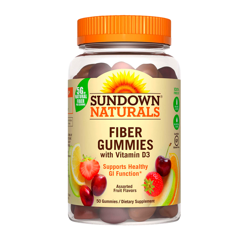 FIBER WITH D3 - 50 GuMMIES