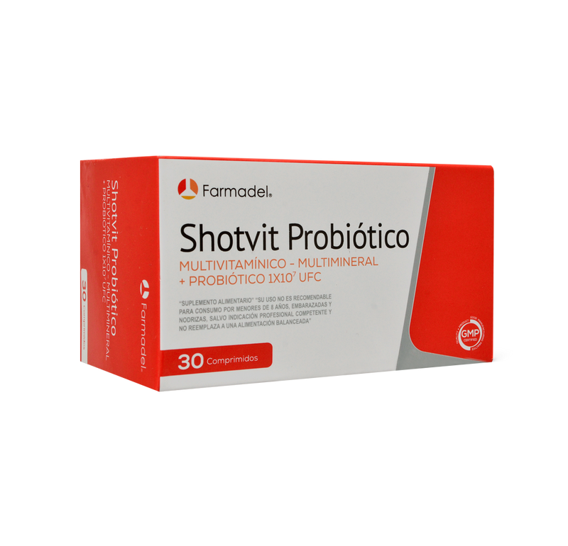 SHOTVIT PROBIOTICO 30 TABS