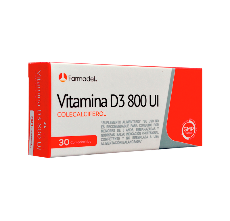 VIT D3 800 UI 30 TABS