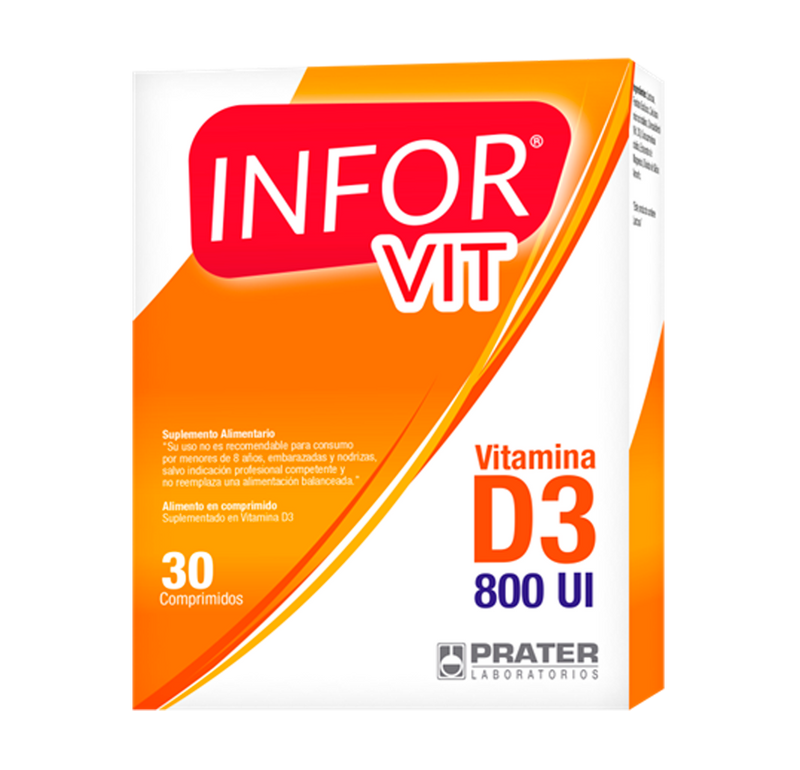 INFOR VIT D3 - 30 COMP