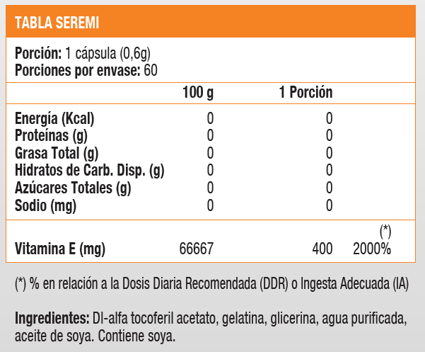 VITAMIN E DL 400 UI - 60 SOFTGELS