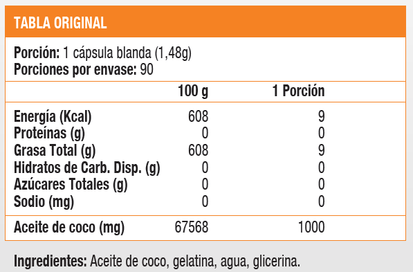 COCONUT OIL - 90 SOFTGELS