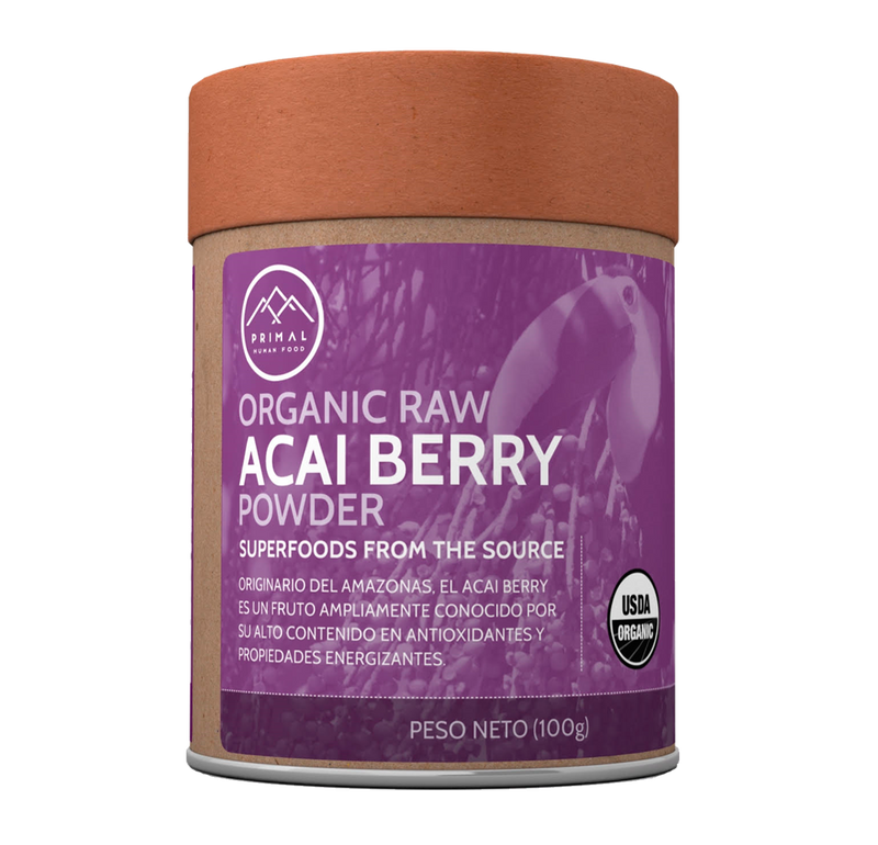 ACAI BERRY POLVO ORGANICO 100G,  PRIMAL