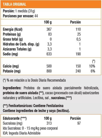 100% WHEY PROTEIN ISOLATE GF - 2.91 LB