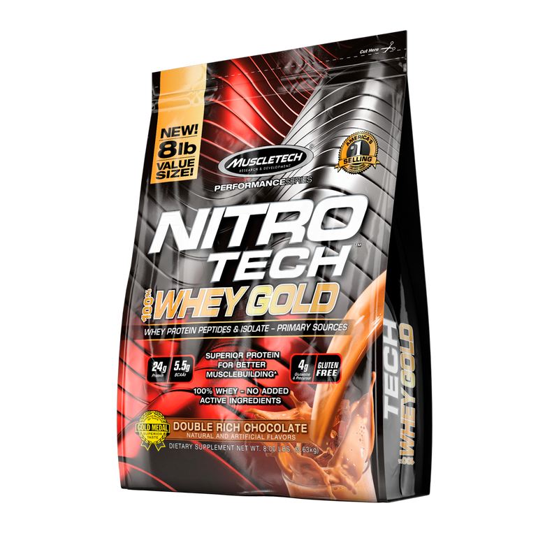 NITRO TECH 100% WHEY GOLD 8 LB