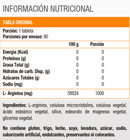L-arginine 1000 Mg - 90 Tab. - Arginina
