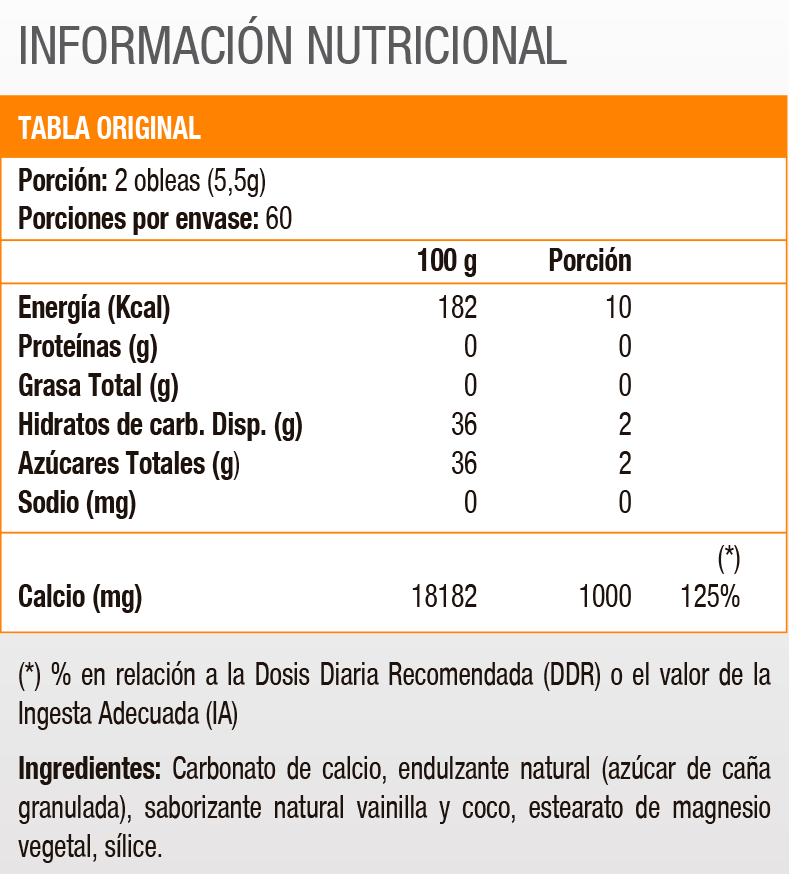 CALCIO 500 MG MASTICABLE - 120 CAPS