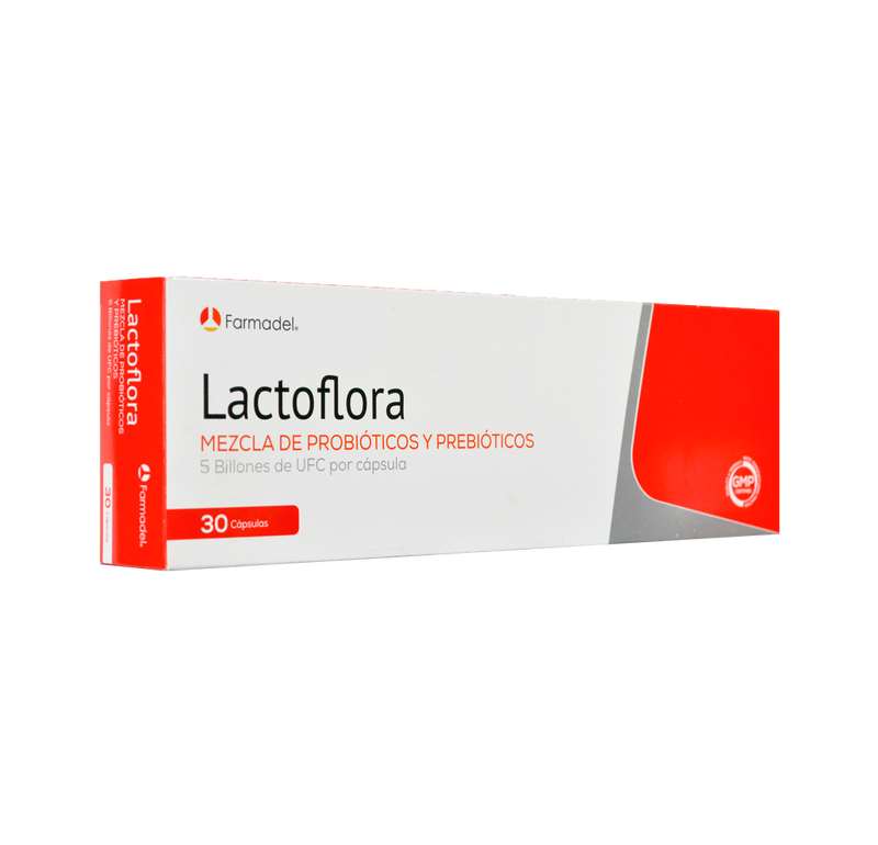 Lactoflora 30 Caps, Farmadel - Probiótico