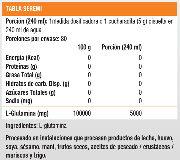 GLUTAMINE PRO 400G