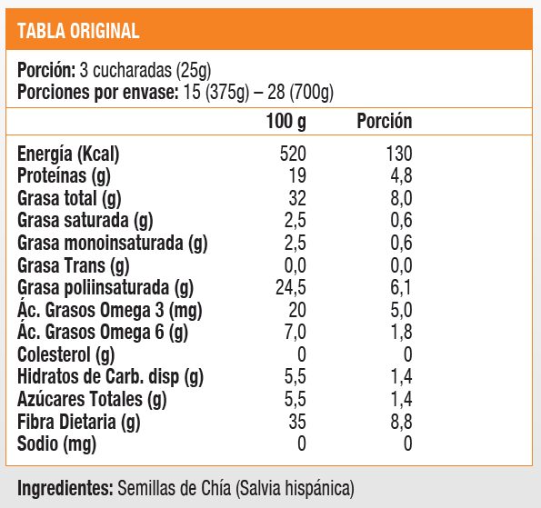 CHIA - 375 GR