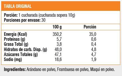 BERRIE MIX POLVO 300G