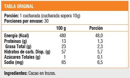 CACAO NIBS ORGANICO 300G