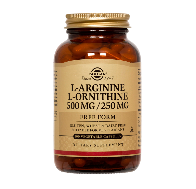 L-ARGININE/L-ORNITHINE 500/250 MG, 100 CAPS