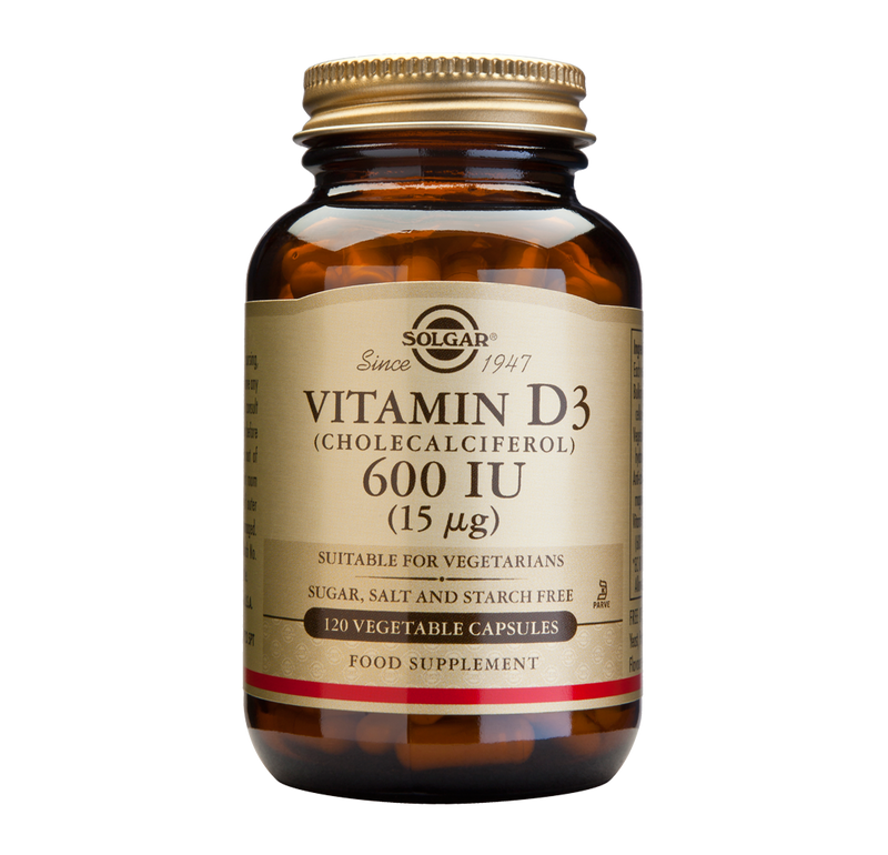 VITAMIN D3 600 IU -120 VEGI-CAPS