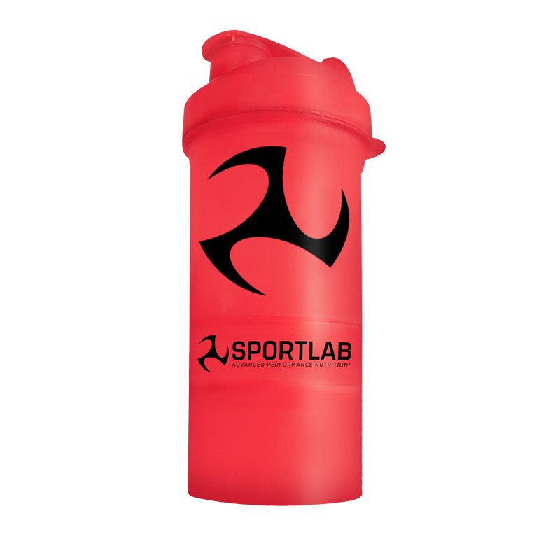 SHAKER ROJO NEON SPORTLAB 3 LAYERS, 400CC