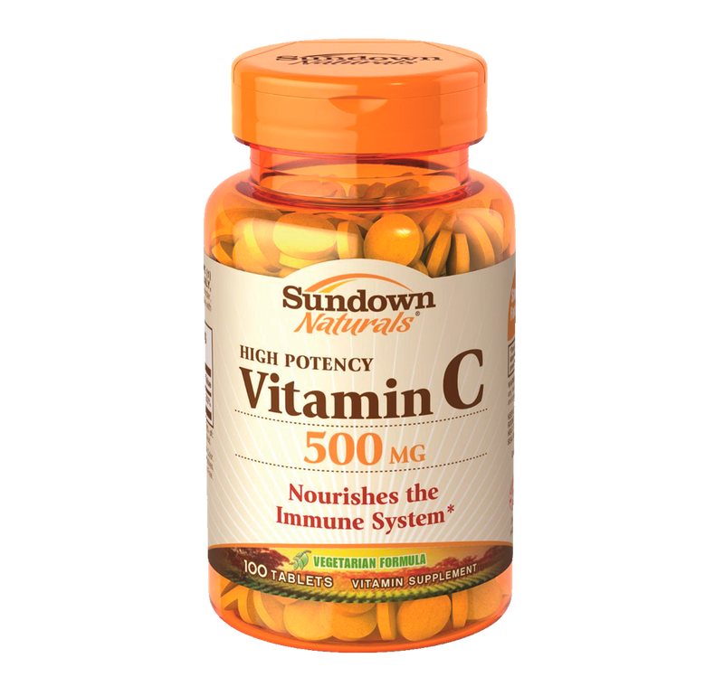 VIT C 500 MG - 100 TAB ESP, SD