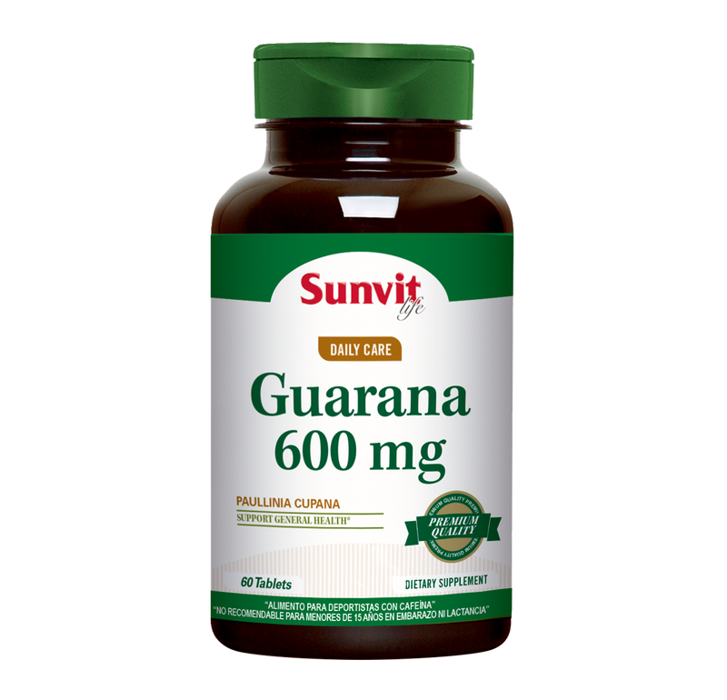 GUARANA 600 MG - 60 TABS