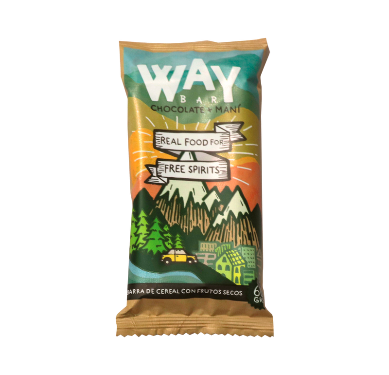 BOX/16 WAY BAR CHOCOLATE + MANI 60 GR, WB